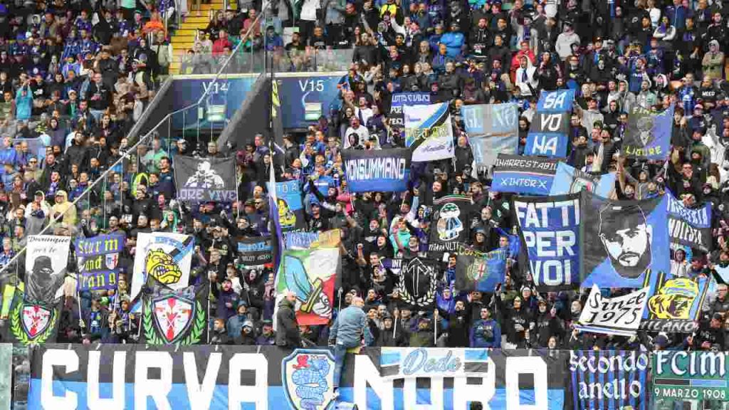 Curva Nord Foto LaPresse, Internews1908.it