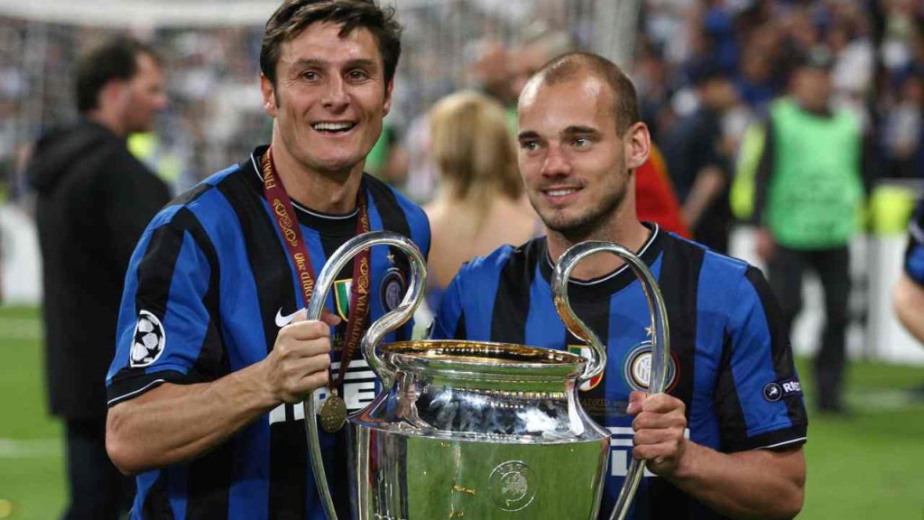 Zanetti Sneijder Foto LaPresse, Internews1908.it