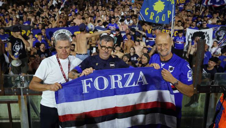 Tifosi Sampdoria Foto LaPresse, Internews1908.it